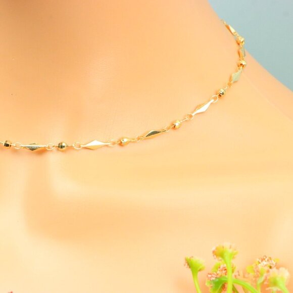 Delicate & Contemporary Necklace Chain, A Lovely Choice for Women, EVCH1675 - Picture 2 of 10